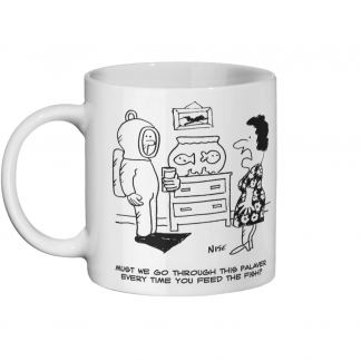Feeding the Fish - Ceramic Mug