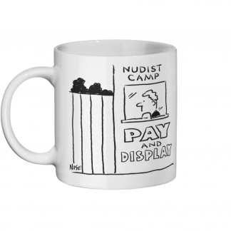 Nudist Camp Pay and Display Mug - Ceramic Mug